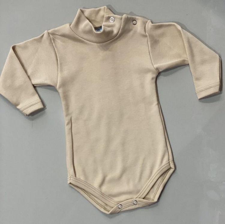 Picture of 80040 100% Cotton Thermal Turtlenecks Bodies Babies NUDE